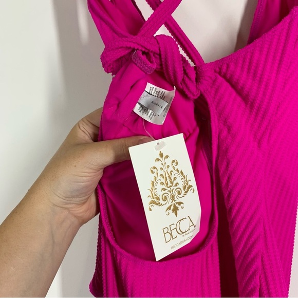 NWT Becca Cutout One Piece Swimsuit Size Medium - Picture 7 of 9